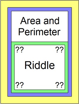 Preview of Area and Perimeter of Triangles and Parallelograms - RIDDLE