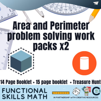 Preview of Area and Perimeter problem solving work packs