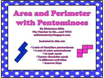 Preview of Area and Perimeter using Pentominoes