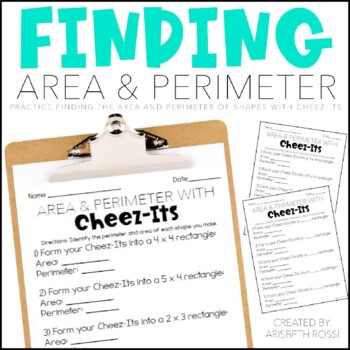 Preview of Area and Perimeter with Cheez-Its