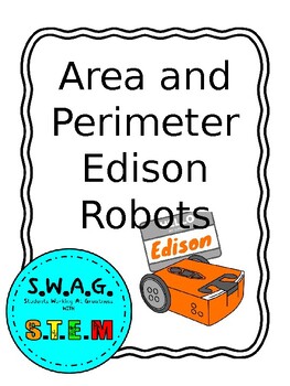 Preview of Area and Perimeter with Edison Robots