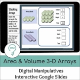 Area and Volume | Digital 3D Arrays Visual Models