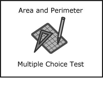 Preview of Area and perimeter math test (metric)