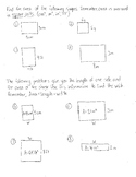 Area and perimeter worksheet