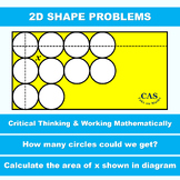 Area of 2D Shapes-Critical Thinking Activity-Math Challenge 4