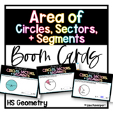 Area of Circles, Sectors, and Segments Boom Cards