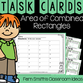 Area of Combined Rectangles Task Cards
