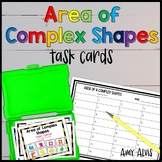 Area of Complex Shapes Task Cards SCOOT