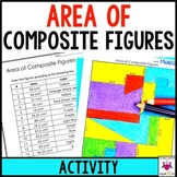 Area of Composite Figures Activity Worksheet