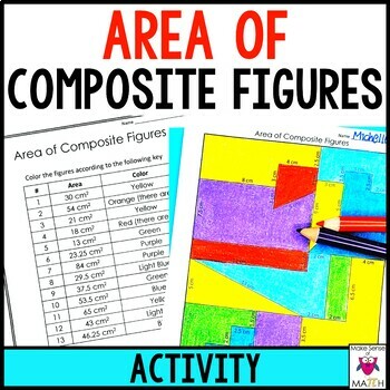 Preview of Area of Composite Figures Activity Worksheet