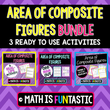 Preview of Area of Composite Figures Bundle