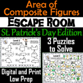 Area of Composite Figures: Geometry Escape Room St. Patric
