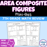 Area of Composite Figures Mini Quiz | STAAR New Question T