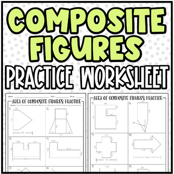 Preview of Area of Composite Figures | Practice Worksheets or Homework