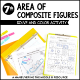Area of Composite Figures Coloring Activity | Area of Shad
