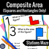 Area of Composite Figures Activity (Squares and Rectangles)