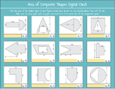 Area of Composite Shapes Digital Check