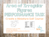 Area of Irregular Figures Mini-Golf Performance Task