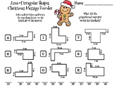 Area of Irregular Shapes Game: Christmas Math Activity Mes