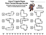 Area of Irregular Shapes Game: Pirate Themed Math Activity