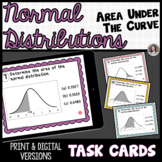 Normal Distributions Area of the Graph Print and Digital S