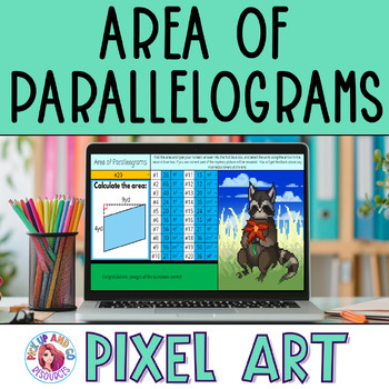 Preview of Area of Parallelograms Pixel Art