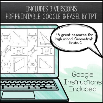 Area Of Parallelograms Triangles Worksheet Maze Activity Tpt