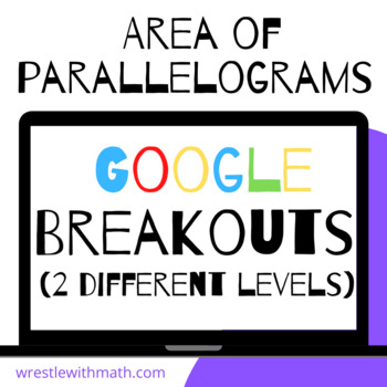 Preview of Area of Parallelograms – Two Breakout Activities!