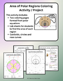 Area of Polar Regions Coloring Page Activity / Project Cal
