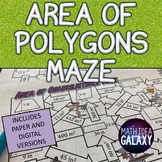 Area of Polygons Activity - Maze