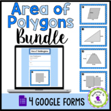 Area of Polygons Digital Forms Bundle (Distance Learning)