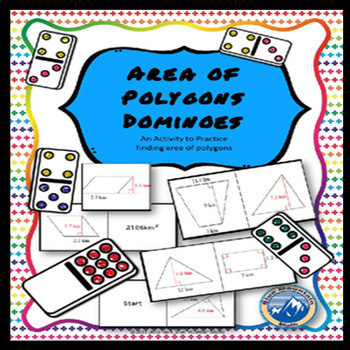 Preview of Area of Polygons Domino Set