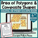 Area of Polygons and Composite Shapes Sixth Grade Math Geo