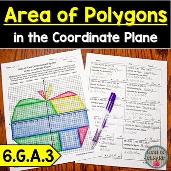 Preview of Area of Polygons in the Coordinate Plane