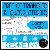 Area of Quadrilaterals and Triangles | Scavenger Hunt | Ga