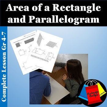 Preview of Area of a Rectangle and Parallelogram