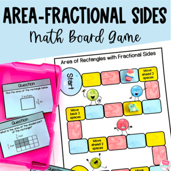 Preview of Area of a Rectangle with Fractional Sides | Area Game