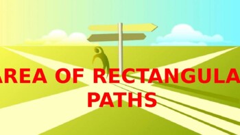Preview of Area of Rectangular Paths Powerpoint 