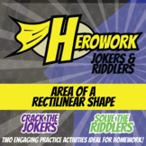 Area of Rectilinear Shapes Printable Activities - Herowork