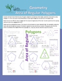 Area of Regular Polygons Vizual Notes