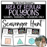 Area of Regular Polygons - High School Geometry Scavenger Hunt