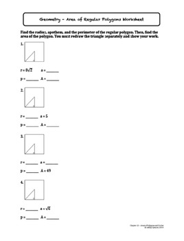 the area of polygons common core geometry homework answers