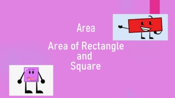 Preview of Area of Square and Rectangle
