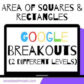 Preview of Area of Squares and Rectangles – Two Breakout Activities!