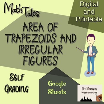 Preview of Area of Trapezoids and Irregular Figures