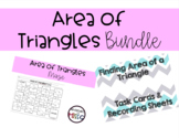 Area of Triangles Activities Bundle