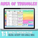 Area of Triangles Digital Practice Activity