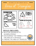 Area of Triangles Guided Notes