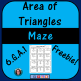 Area of Triangles Maze