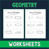 Area of Triangles, Parallelograms & Trapezoids - Geometry 